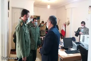 بازدید فرمانده سپاه ناحیه ملایر از دفاتر خبری