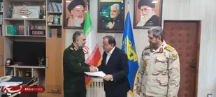 دیدار و گفتگوی استاندار گلستان با فرمانده و مسئول نمایندگی ولی فقیه در سپاه نینوا