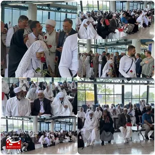 اعزام زائران خراسانی سفر عمره پس از ۹ سال وقفه+تصاویر