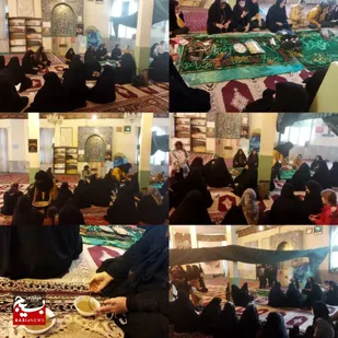 مراسم سوگواری شهادت اول شهیده ولایت