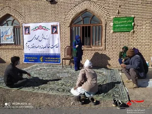 خدمت رسانی افسران ولایت در روستاهای بخش غیناب سربیشه