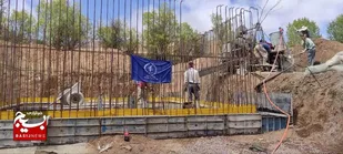 آغاز ساخت مخزن ۱۵۰ مترمکعبی روستای رزان طارم سفلی توسط جهادگران بسیج سازندگی