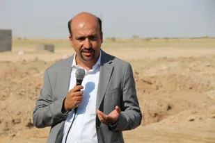 برگزاری آیین کلنگ زنی طرح تولید زنجیره گوسفند داشتی پربازده در سرخه