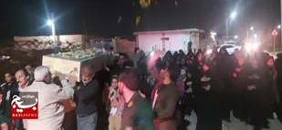 شهید گمنام مهمان مردم روستای محمدعامری شد