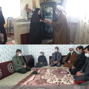 دیدار با خانواده معظم شهدا مانه و سملقان