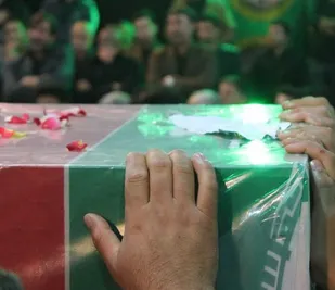 مراسم وداع با پیکر مطهر شهید &laquo;الوانی&raquo; در همدان برگزار شد