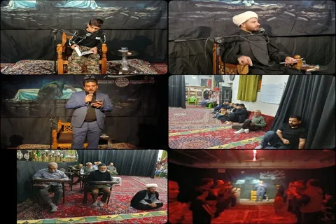 سوگواری شهادت حضرت زهرا(س) و اطعام عزاداران در سرخه