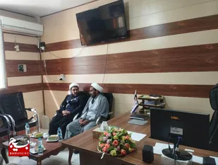 دیدارمسئول  عقیدتی سیاسی فرماندهی انتظامی با مسئول دفتر نمایندگی ولی فقیه در دلگان