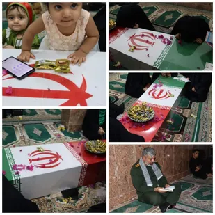 مراسم معنوی &laquo;شبی با شهدا&raquo; با حضور پیکر مطهر شهید گمنام در ناحیه مقاومت بسیج سپاه بستک