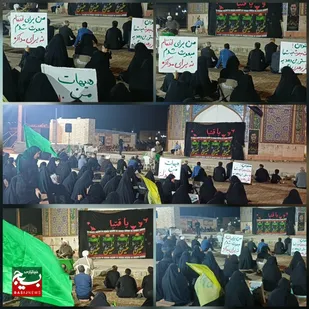 برگزاری موج ۱۱۲ اجتماعی مردمی و سوگواری سیدالشهدا (ع) درهندیجان