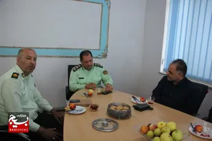 دیدار اصحاب رسانه با فرمانده انتظامی در ساوجبلاغ برگزار شد+تصاویر