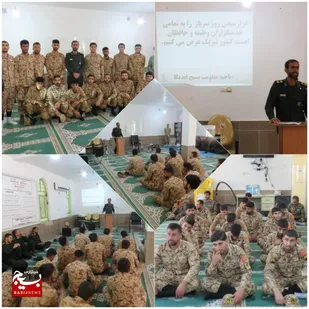 برگزاری گرامیداشت روز سرباز در شهرستان اندیکا