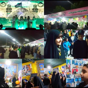 جشن کیلومتری نیمه شعبان در بلوار دوم مهر، صحن ثامن الائمه (ع) آبادان&nbsp;