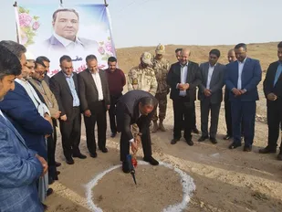 پروژه راه دسترسی بازارچه هلاله شمالی با اعتبار ۲۱ میلیارد&zwnj;تومان کلنگ زنی شد