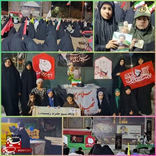 برگزاری مراسم ترحیم و تشییع نمادین امام مجاهد رهبر شهید درجوار شهدای گمنام هندیجان