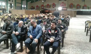 جلسات تفسیر، اخلاق ومباحث سیاسی ویژه رزمندگان گردان ۱۲۴ امام حسین علیه السلام در سپاه ناحیه خمینی شهر برگزار شد