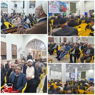 برگزاری مراسم پرشور و حماسه&zwnj;ای ۹ دی در شهر ترکالکی