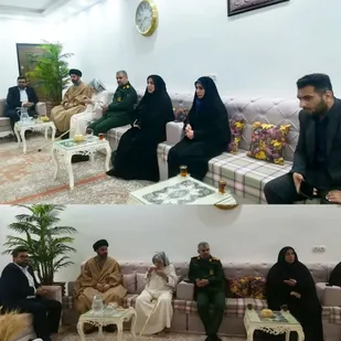 پیوند ارادت مسئولان با خانواده شهید نعیم سبتی در ایام پیروزی انقلاب اسلامی