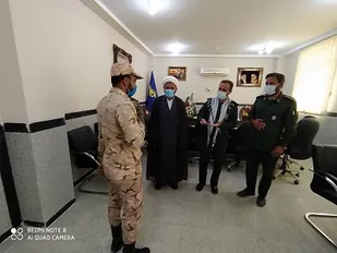 تجلیل از سربازان به مناسبت هفته دفاع مقدس