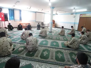 جلسه مودت با سربازان ناحیه شیروان