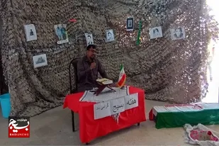 نشست جهاد تبیین به مناسبت هفته بسیج در واحد بسیج دانش آموزی شهید فکوری شهرستان کنارک