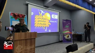 مسئول سازمان بسیج کارگران و کارخانجات قم از کارخانه سیمان نیزار بازدید کرد