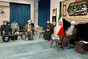 دیدار منتخبین چهل و چهارمین دوره مسابقات قرآن کریم با آیت اله عابدینی
