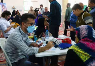 ارائه خدمات درمانی رایگان به ۲۱۰ نفر از اهالی مربچه رامهرمز