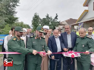 ۳ پروژه حوزه راه روستایی در شفت با حضور فرمانده سپاه قدس گیلان افتتاح شد