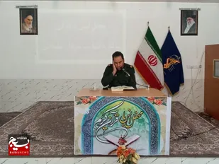 محفل انس با قرآن به نیت سردار شهید حاج قاسم سلیمانی در سپاه تنگستان برگزار شد