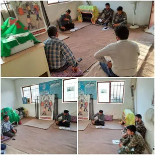 برگزاری جلسه شورای جهادی حوزه مقاومت بسیج انصار حصارگرمخان