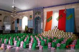 رزمایش کمک مومنانه در بخش سامن