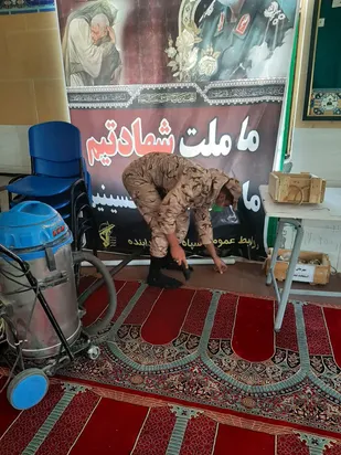 پیچش شمیم رمضان در حسینیه سپاه ناحیه خدابنده+تصاویر