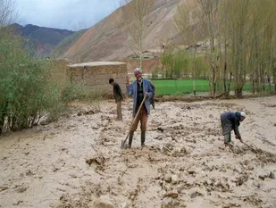 کشاورزان سیل زده کجوری،چشم براه کمک مسئولان