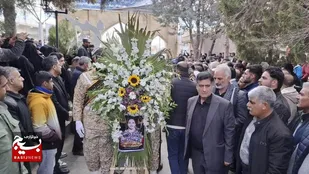 پیکر پاک ۲ شهید والامقام بروجردی تشییع شد