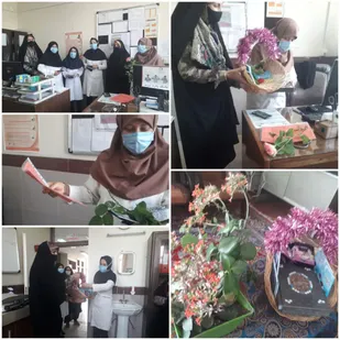 تقدیر از کادر درمان مرکز بهداشت مکتب الصادق خمینی شهر