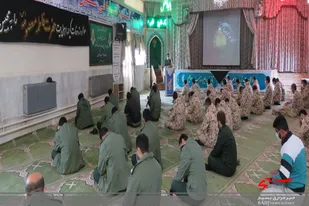 مراسم سالگرد وفات حضرت فاطمه معصومه(س) در تیپ انصارالحسین(ع) همدان