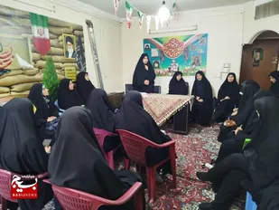 بازرسی از برنامه های بسیج جامعه زنان حوزه های مقاومت بسیج خواهران ناحیه امام حسین علیه السلام در شهر بهارستان