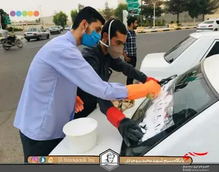 شابلون زنی در هفته عفاف و حجاب