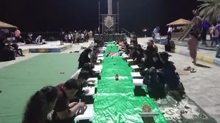 نقش&zwnj;های فرهنگی پرآوازه سپاه شهرستان دیّر/احیای دومین شب قدر در پارک بسیج دیّر