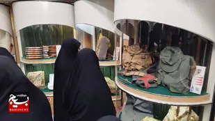 بازدید اعضای کمیته زنان و دفاع مقدس استان گیلان از موزه شهدای گیلان همراه با روایتگری ایثار و مقاومت