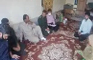 دیدار با 10 خانواده شهید در نیکشهر