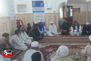برگزاری میز خدمت در محله کمب شهرستان چابهار
