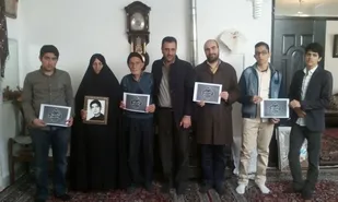 دیدار مسئولین بسیج دانش آموزی شاهرود با خانواده شهید صحرایی+ تصاویر