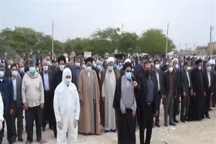 پیکر پدر وزیر اطلاعات در لامرد تشییع و به خاک سپرده شد