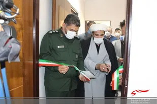 پایگاه مقاومت بسیج سردار شهید محمد کاظم زاده شرکت نیرو کلر فلاورجان افتتاح شد