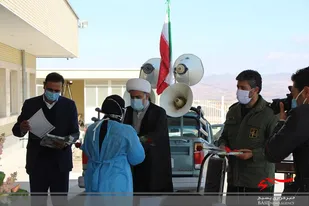 تجلیل از پرستاران و کادر درمان در سامان