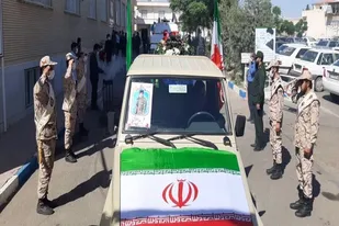 پیکر یک شهید مدافع حرم در کاشان تشییع شد