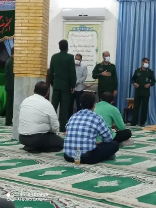 مراسم تکریم و معارفه فرمانده حوزه  سردارشهید رایکا بندرعباس برگزارشد