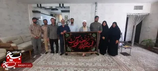دیدار صمیمانه جمعی از شورای فرماندهی لشکر مقدّس ۱۴امام حسین علیه&zwnj;السلام با خانواده شهدای جنگ رمضان